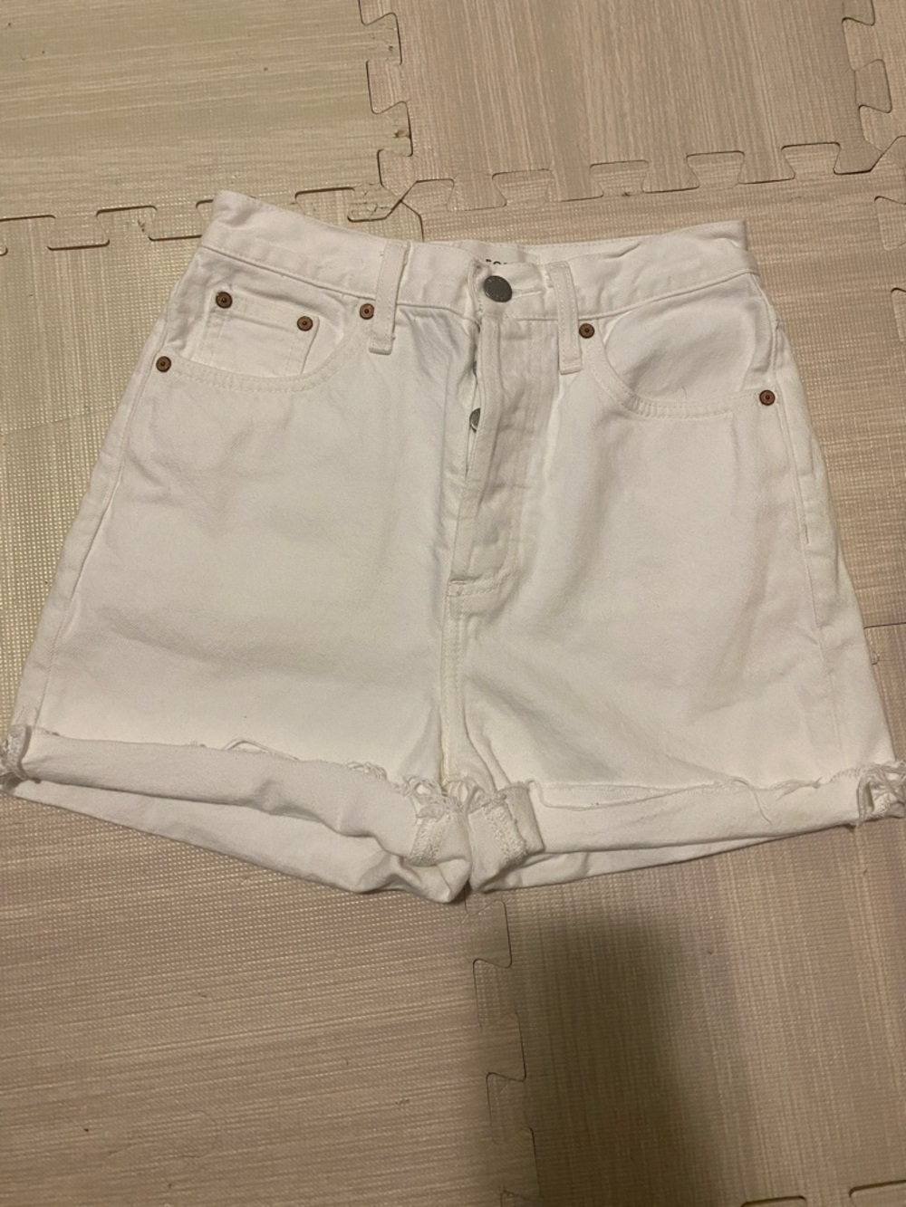 DENIM FORUM THE YOKO MID THIGH SHORT